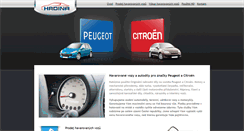 Desktop Screenshot of dilypeugeotcitroen.cz